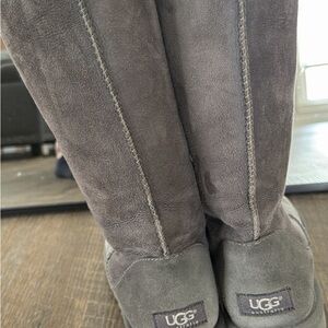 UGG Charcoal Suede Boots